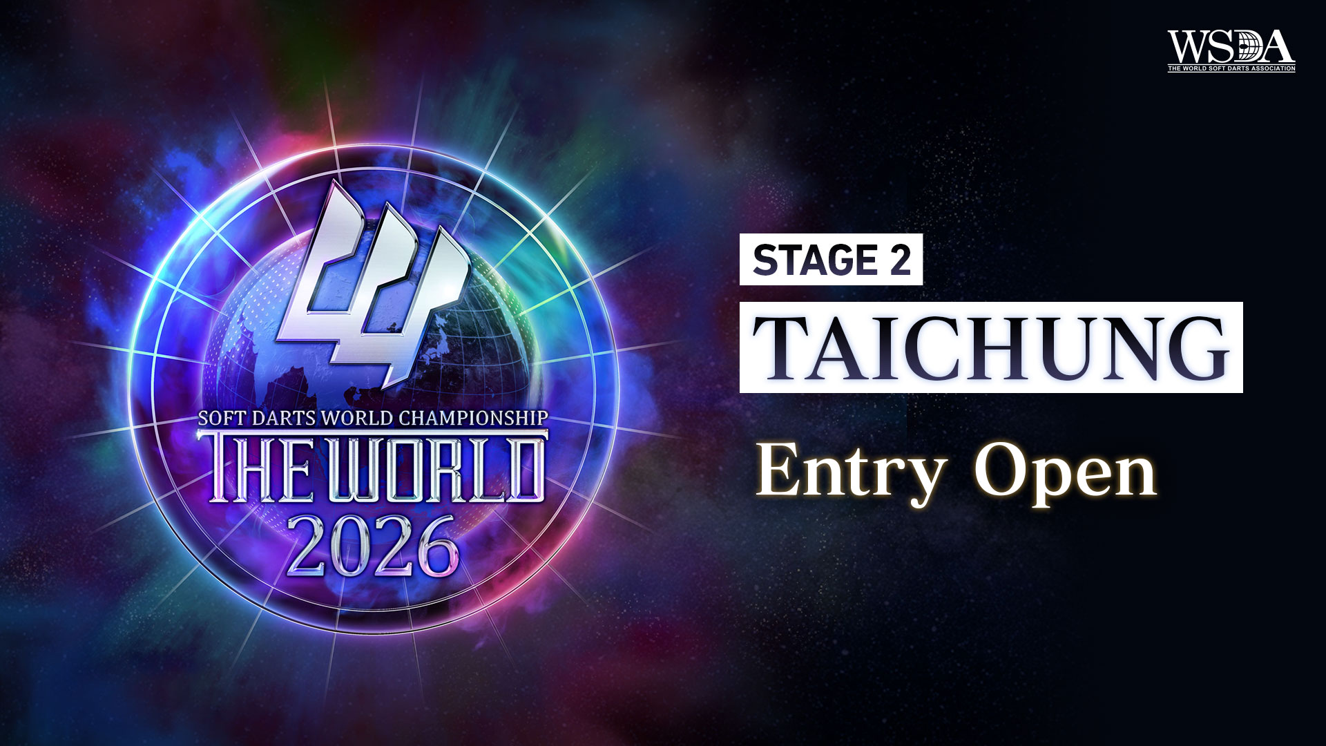 STAGE 2 TAICHUNG Entries Open today.