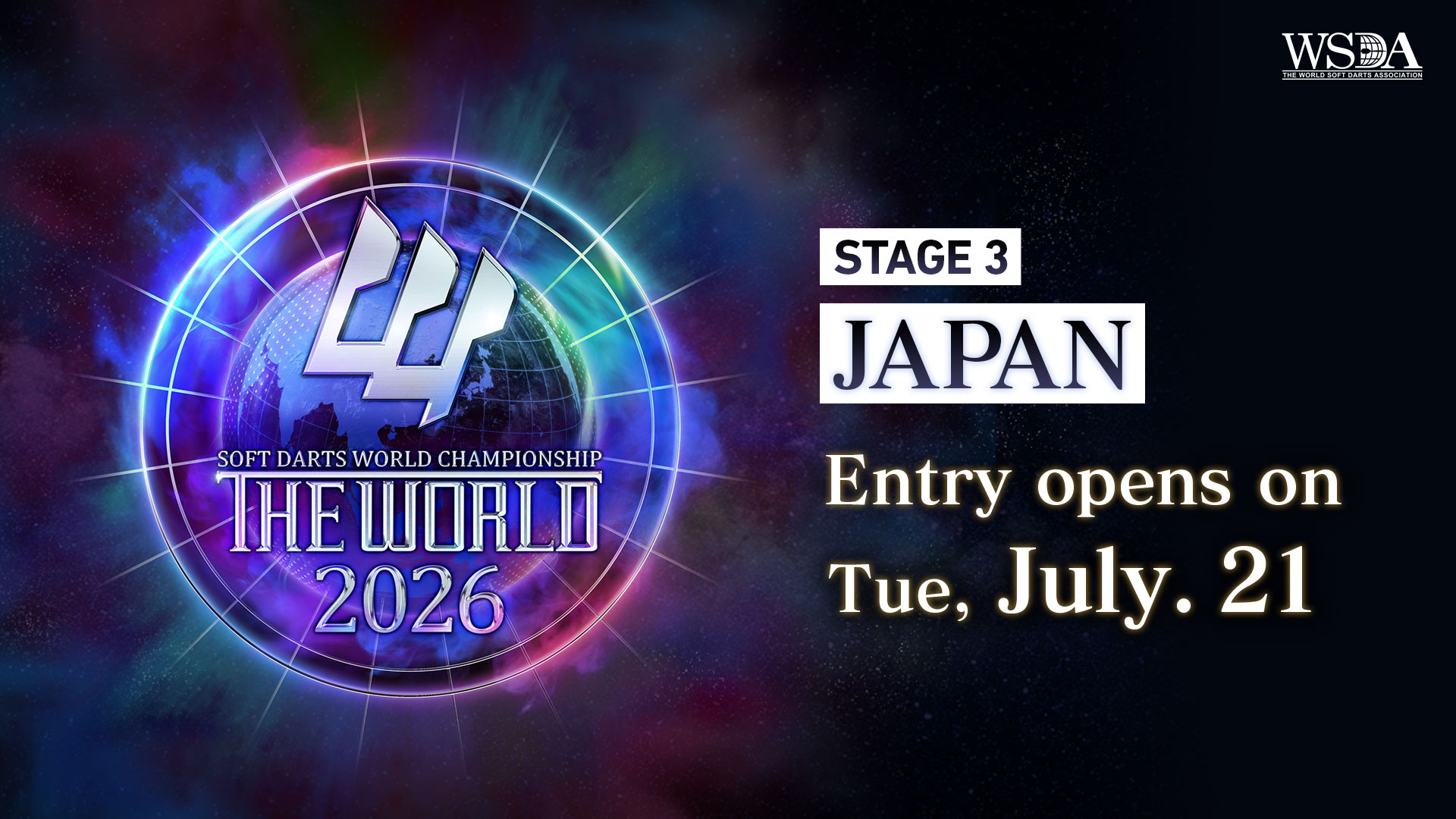 STAGE 3 JAPAN Entry opens on Tuesday, July 21
